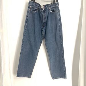 Levis 550 Relaxed Fit Straight Leg Men’s 100% Cotton Med Wash Jeans